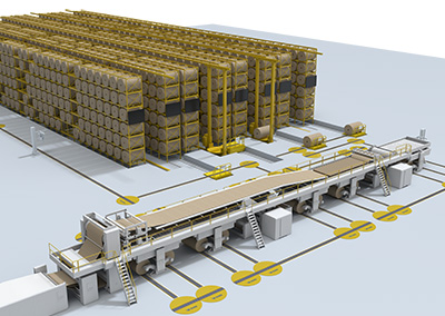 Paper Rolls Stock Warehouse Design and Management